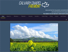 Tablet Screenshot of calvaryfremont.org